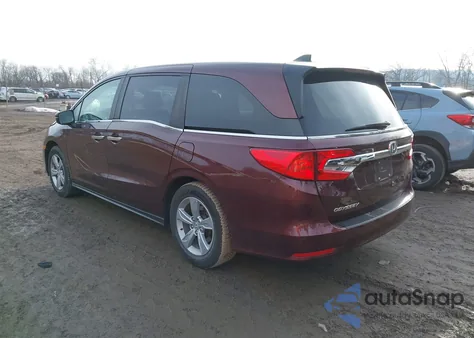 2019 Honda Odyssey Ex-L from USA, damaged, VIN 5FNRL6H71KB015906